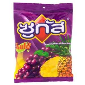 Sugus Jumbo Pineapple and Blackcurrant Flavoured Chews 105g.  