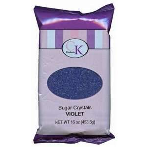 16 oz Sugar Crystals Violet 1 Count  Grocery & Gourmet 