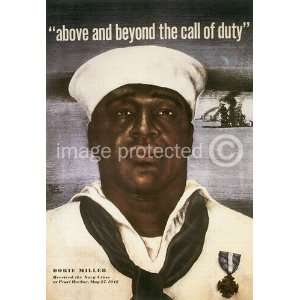  Above And Beyond The Call Of Duty WW2 US Vintage Poster 