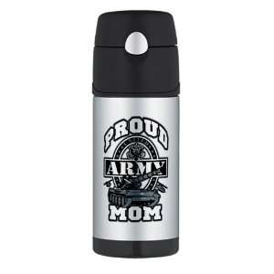  Thermos Travel Water Bottle Proud Army Mom Tank 