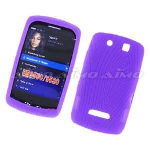  BlackBerry 9530 Storm/ 9500 Thunder Skin Case, Purple 
