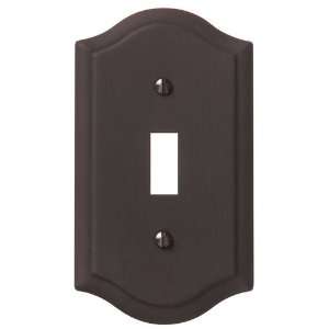  Camelot Iron Steel   4 Toggle Wallplate