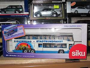   Benz O404DD double decker bus coach siku made in Germany 3814  