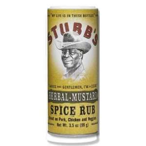  Stubbs Herbal Mustard Spice Rub   12 Canisters (3.05 oz ea 