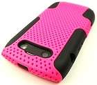 BLACKBERRY TORCH MONACO STORM3 9850 9860 9570 PINK PERFORATED HYBRID 