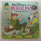 Vintage 1978 Walt Disneys PETER PAN See Hear Read Book 33 1/3 Record 