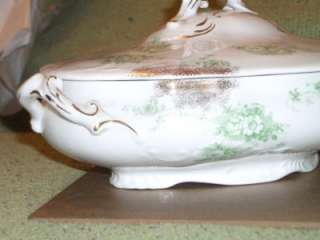 1890s Bishop & Stonier Semi Porcelain Covered Casserole  