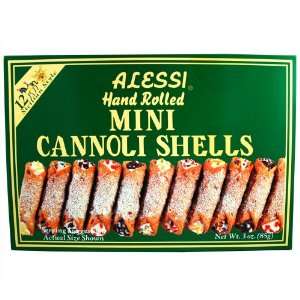 Alessi Miniature Sicilian Style Cannoli Shells   3oz (12 shells per 