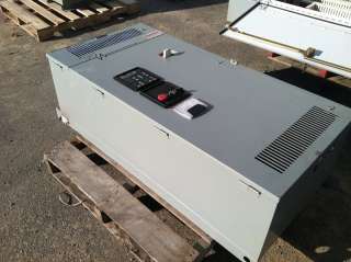 75 HP VFD USED ADJUSTABLE FREQUENCY AC DRIVE CABINET   CUTLER HAMMER 