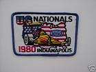 1980 NHRA U. S. NATIONALS EVENT PATCH @ INDY