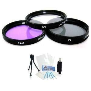  Kit (UV CPL FLD) For The Canon Digital EOS Rebel T3i, T3, T1i, T2i 