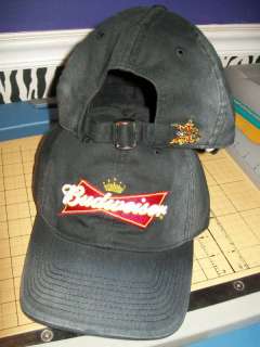 Budweiser Beer Chemical Washed Relaxed Black Fashion Hat Cap Lid 