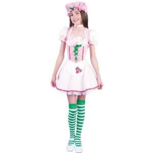  Kids Strawberry Girl Costume (SizeSmall 6 8) Toys 