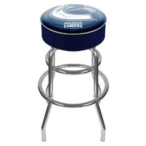 NHL Vancouver Canucks Padded Bar Stool   Game Room Products Pub Stool 