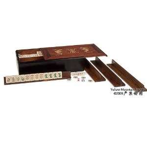  American Western Bone Bamboo Mah jong Mahjong w/ Racks 