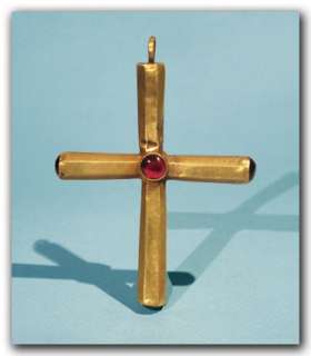 Gold and Garnet Byzantine Cross, c. 9th 10th Century  