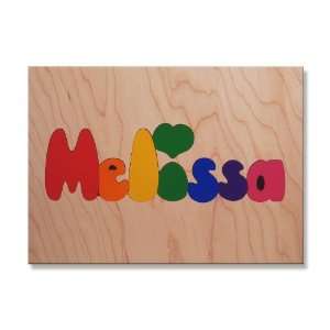  Wooden Name Puzzle One Name Capital/Lower Case Natural 