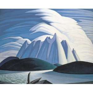 Lake and Mountains by Lawren P. Harris 12x10 Toys & Games