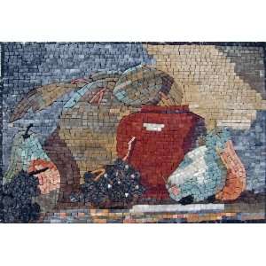   16x24 Handmade Marble Mosaic Stone Kitchen Backsplash