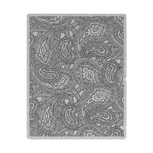  Penny Black Cling Rubber Stamp 4X5 Paisley Outline