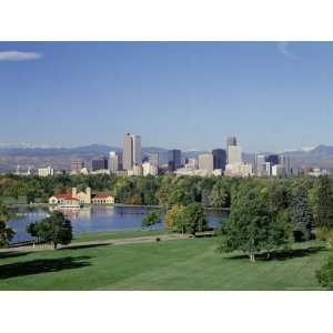  Skyline and Rocky Mts, Denver, Colorado Photographic 