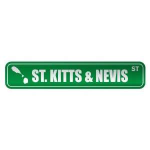   ST. KITTS & NEVIS ST  STREET SIGN COUNTRY