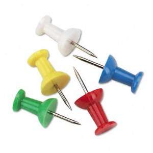  New Plastic Head Push Pins Plastic Assorted 3/8 Case Pack 