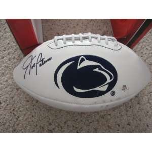  Joe Paterno signed autographed Penn State logo football 