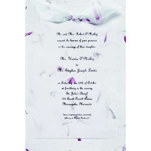 Gartner Studios Petals Hand Made Paper Wedding Invitation 