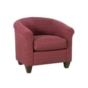  Carla Designer Style Rounded Back Tub Fabric Accent Chair Carla 