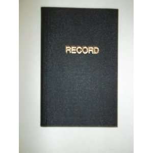  Boorum Pease, 685 R, Record Book, Black, 7 1/4 x 4 3/4 