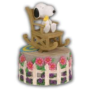  Snoopy Sitting On Rocking Chair that Actually Rocks Back 