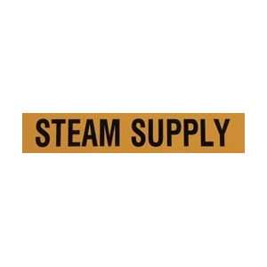  Made in USA Steam Supply Yellow 3 5 Pres/sen Pipe Marker 