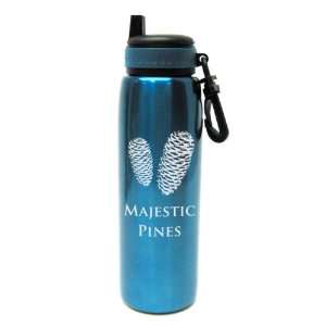  Pine Etched Stainless Water Bottle