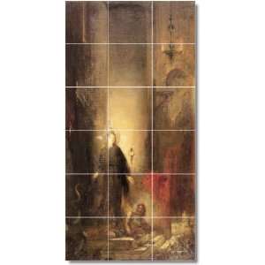 Gustave Moreau Mythology Custom Tile Mural 15  36x72 using (18) 12x12 
