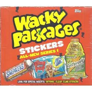    2004 Topps Wacky Packages All New Series 1 Box Sports Collectibles