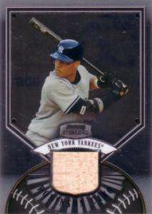 2007 Bowman Sterling Robinson Cano Game Used Bat Card  