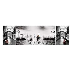  Venice Italy Triptych Romantic Travel Photography Poster 