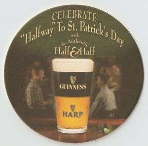 16 Guinness Harp 1/2 Way To St Patricks Day Coasters  