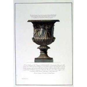  Urn In Sepia I by Giovanni B. Piranesi 17.00X24.50. Art 