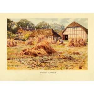   Barn Haystack Plough Straw   Original Color Print