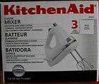 kitchenaid mixer khm3 cla ssic hand mixer white br andnew