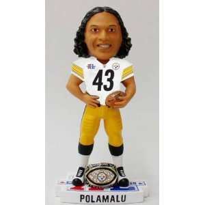 Troy Polamalu Pittsburgh Steelers Super Bowl XL Champions Bobblehead 