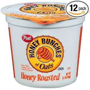Honey Bunches of Oats Honey Roasted, 2.1 Ounce (Pack of 12)  
