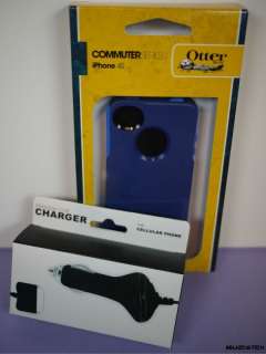   Commuter Case Ocean PC Night Blue for iPhone 4S 4 FREE CAR CHARGER