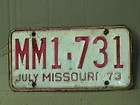1932 Kansas Licence Plate Tag PAIR / SET UNCIRCULATED   