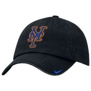   Nike New York Mets Black Stadium 2 Adjustable Hat