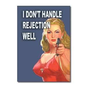  Funny Valentines Day Card Handle Rejection Humor Greeting 