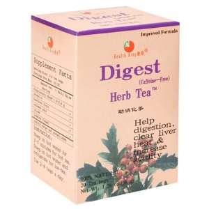  Health King Digest Herb Tea, Teabags, 20 Count Box 