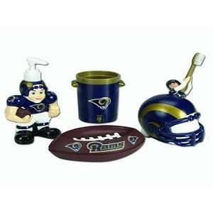  St. Louis Rams 5 Piece Team Bathroom Set   NFL Football 